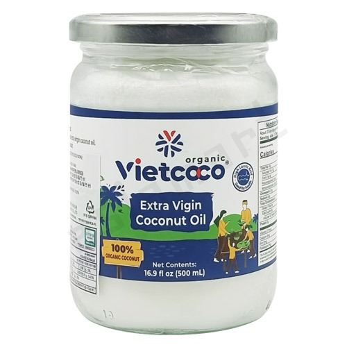 비엣코코 유기농 코코넛오일 실버 500mlvietcoco Organic virgin coconut oil  유통기한 2025.01.16  정상가 12,000---&gt;할인가 11,400원